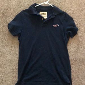 Hollister navy polo